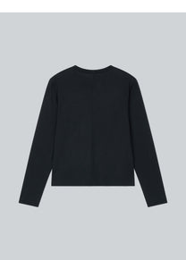 Merino Wool Long-Sleeve Knit Tee