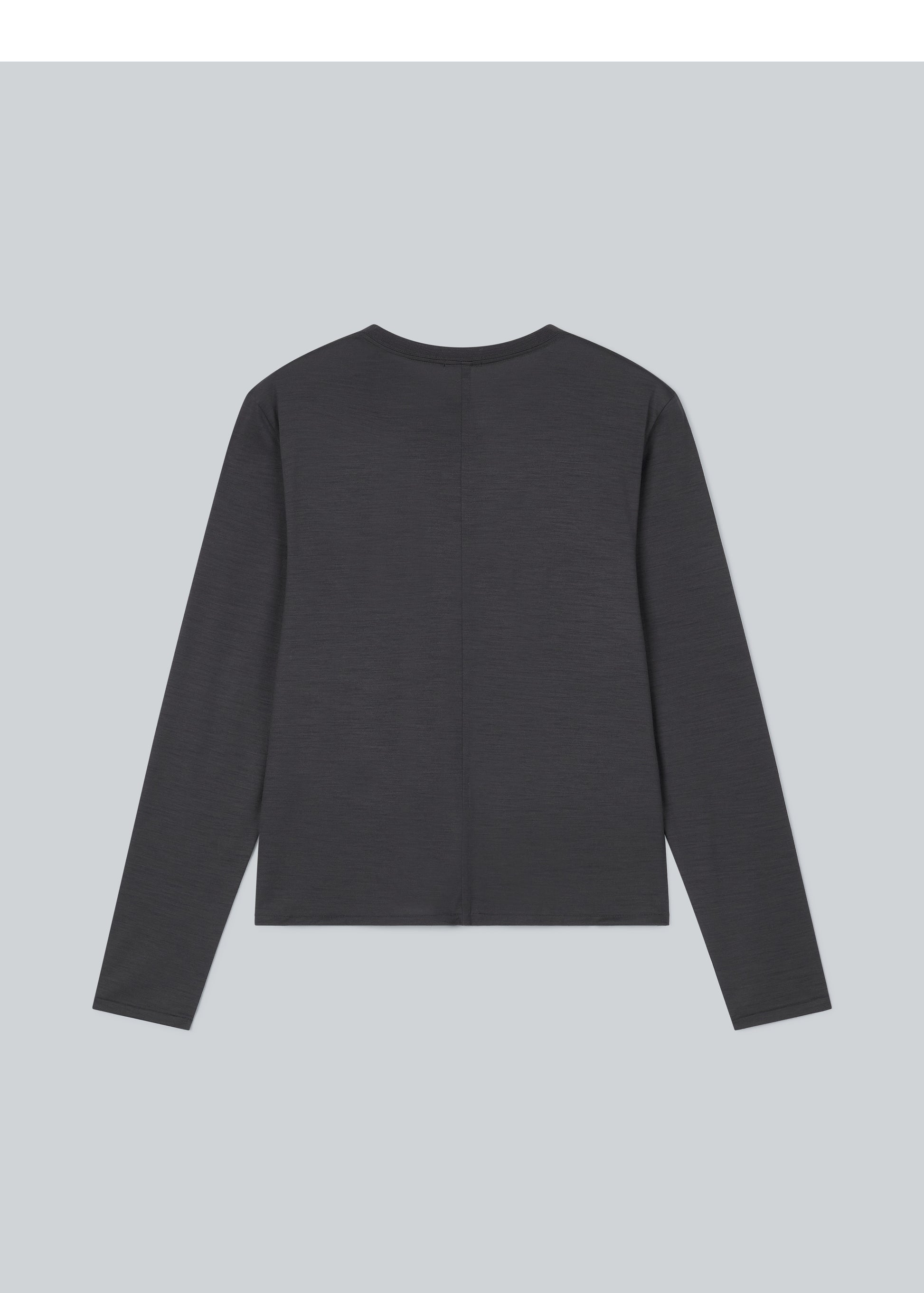 Merino Wool Long-Sleeve Knit Tee