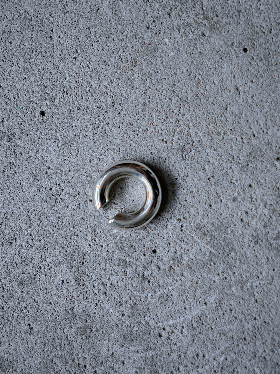 Silver Solid Ear Cuff