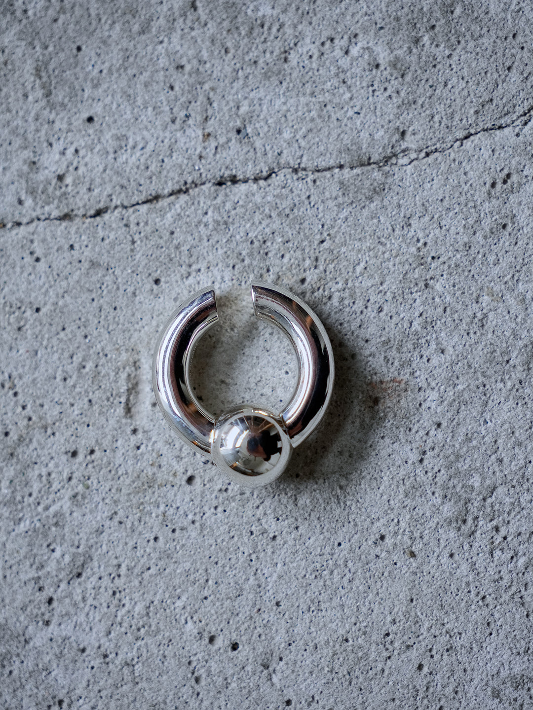 Silver Bold Ear Cuff