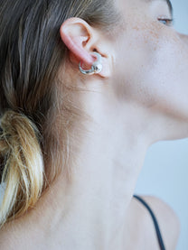 Silver Bold Ear Cuff