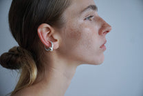 Silver Bold Ear Cuff