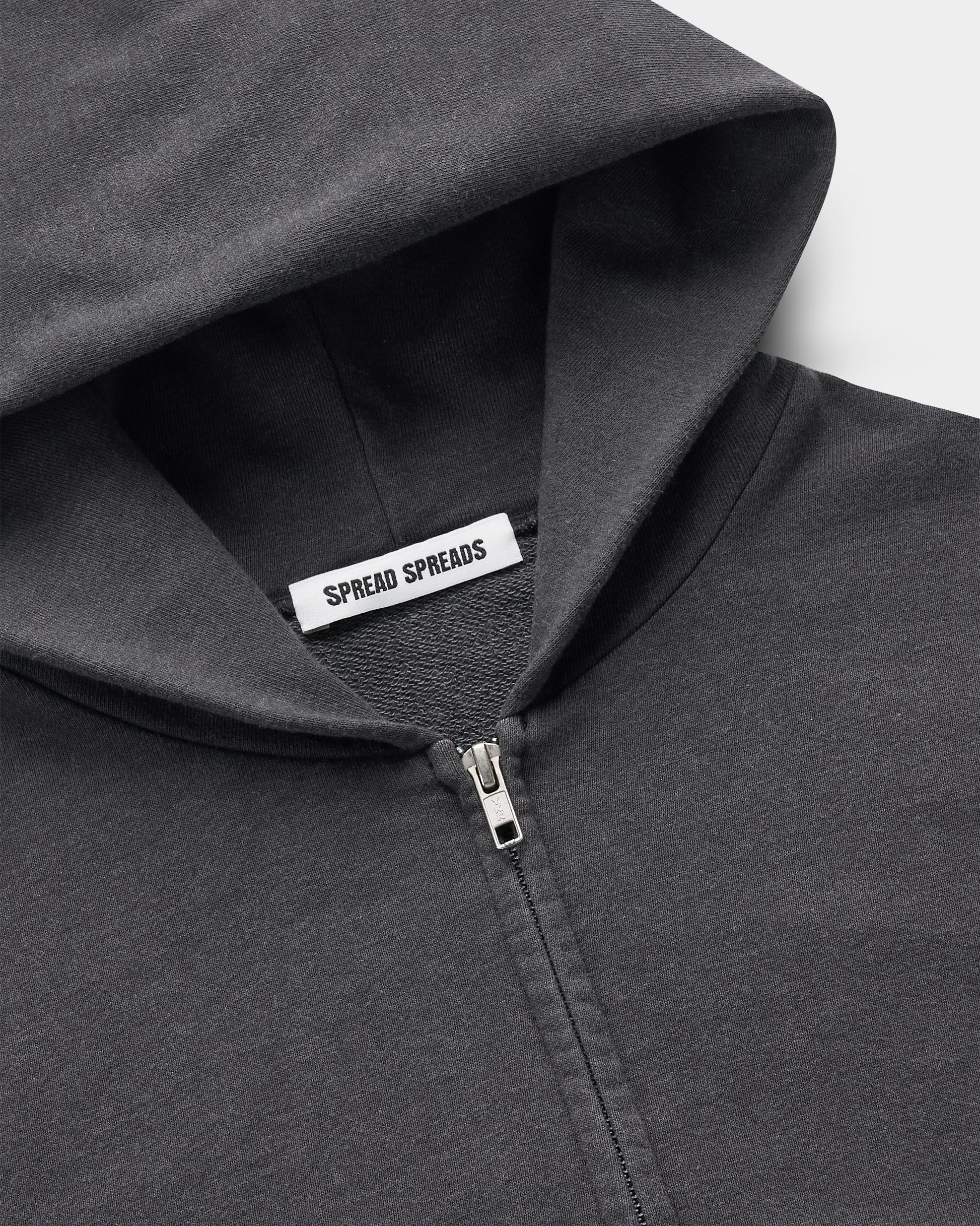 Standard Hoodie Zip Grey