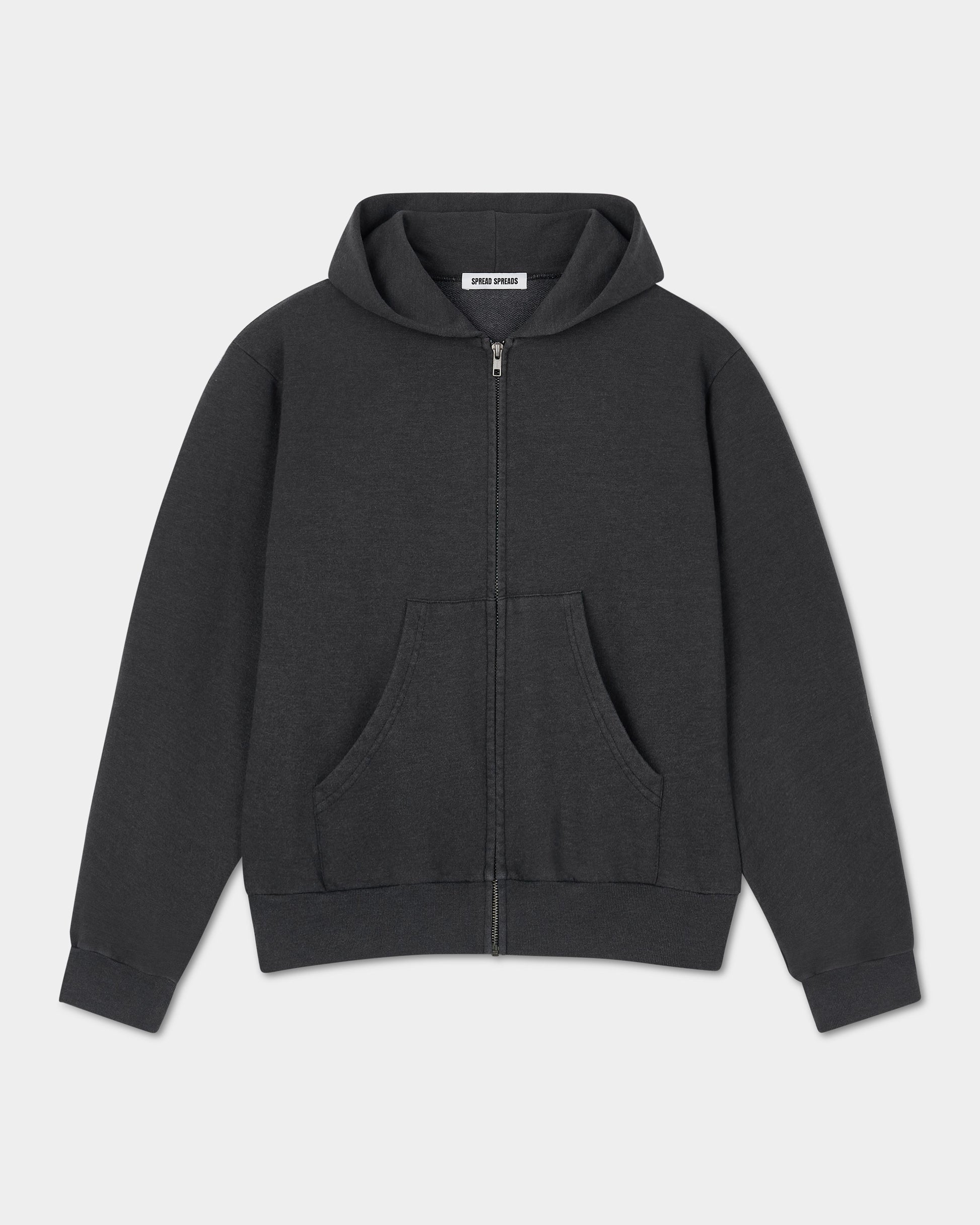 Standard Hoodie Zip Grey