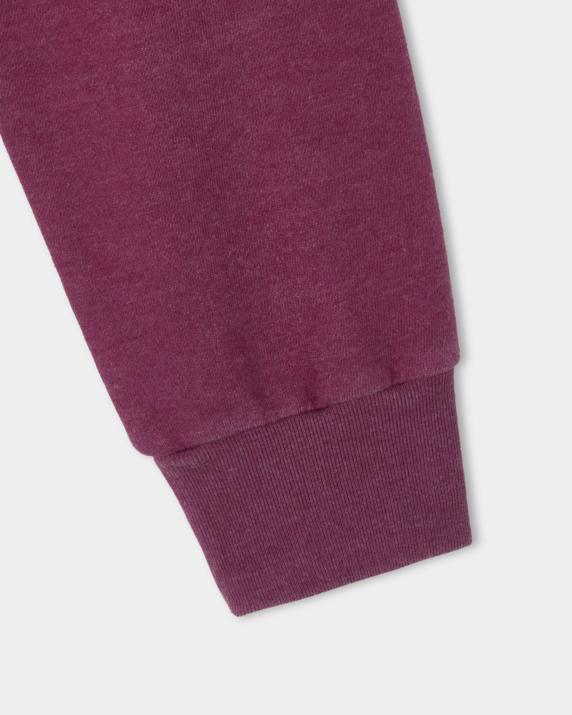 Standard Hoodie Zip Burgundy