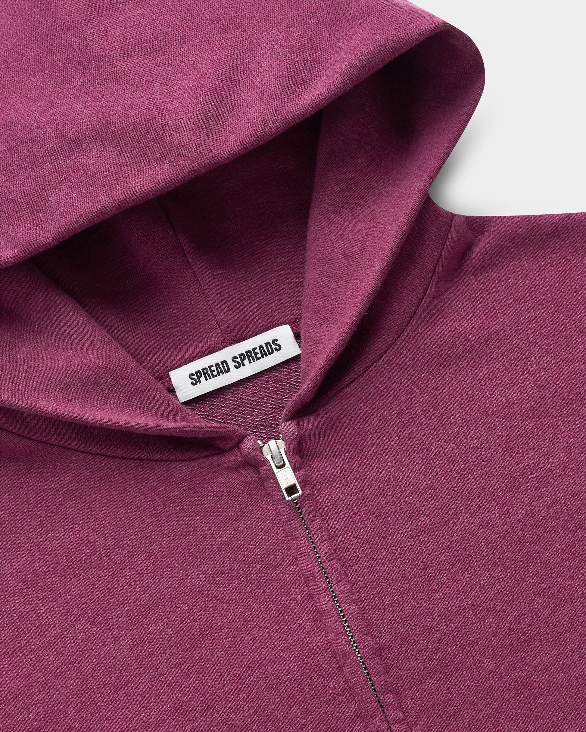 Standard Hoodie Zip Burgundy