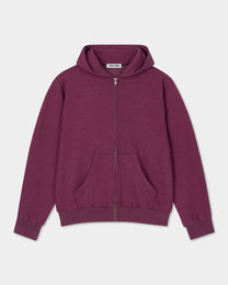 Standard Hoodie Zip Burgundy