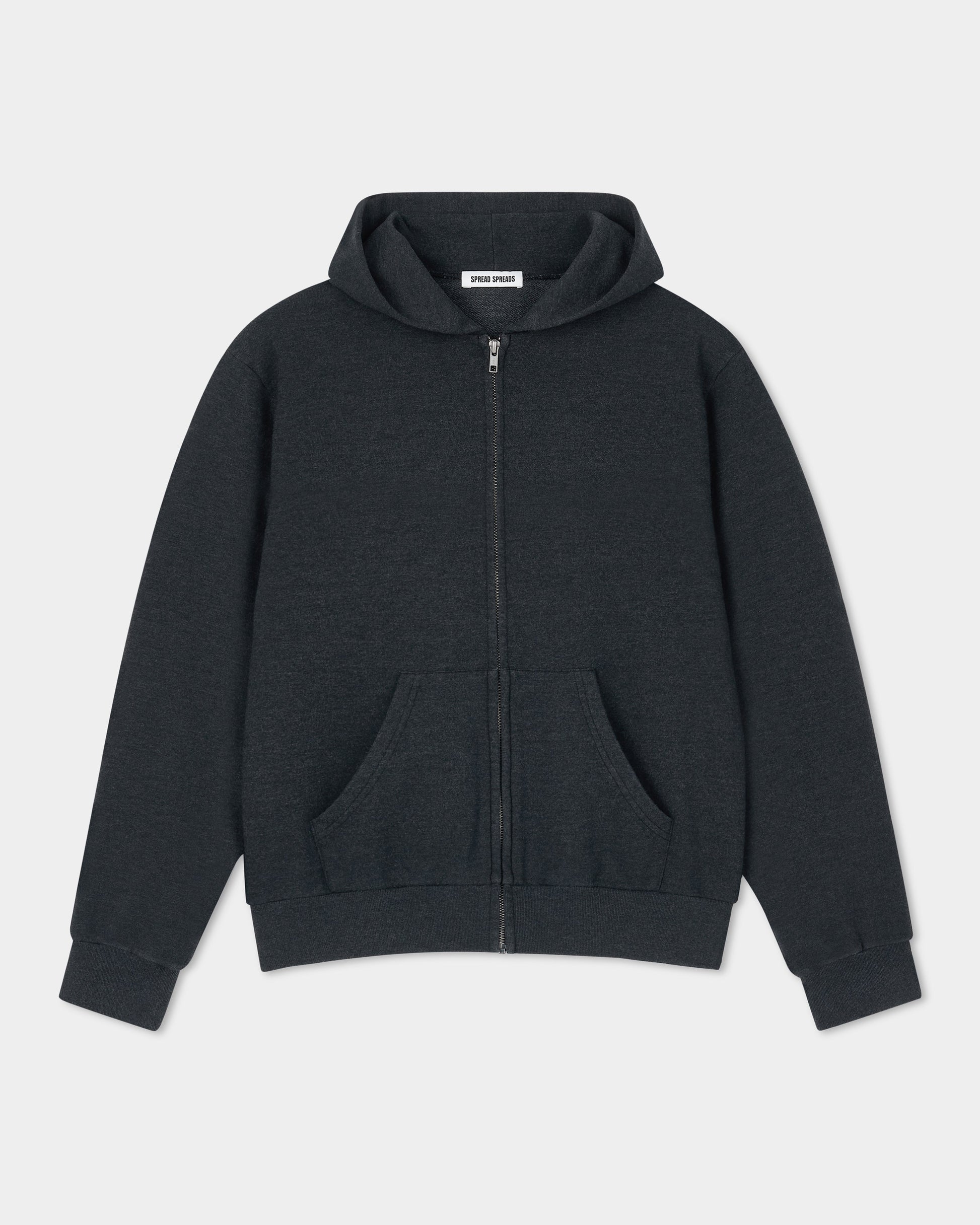 Standard Hoodie Zip Black