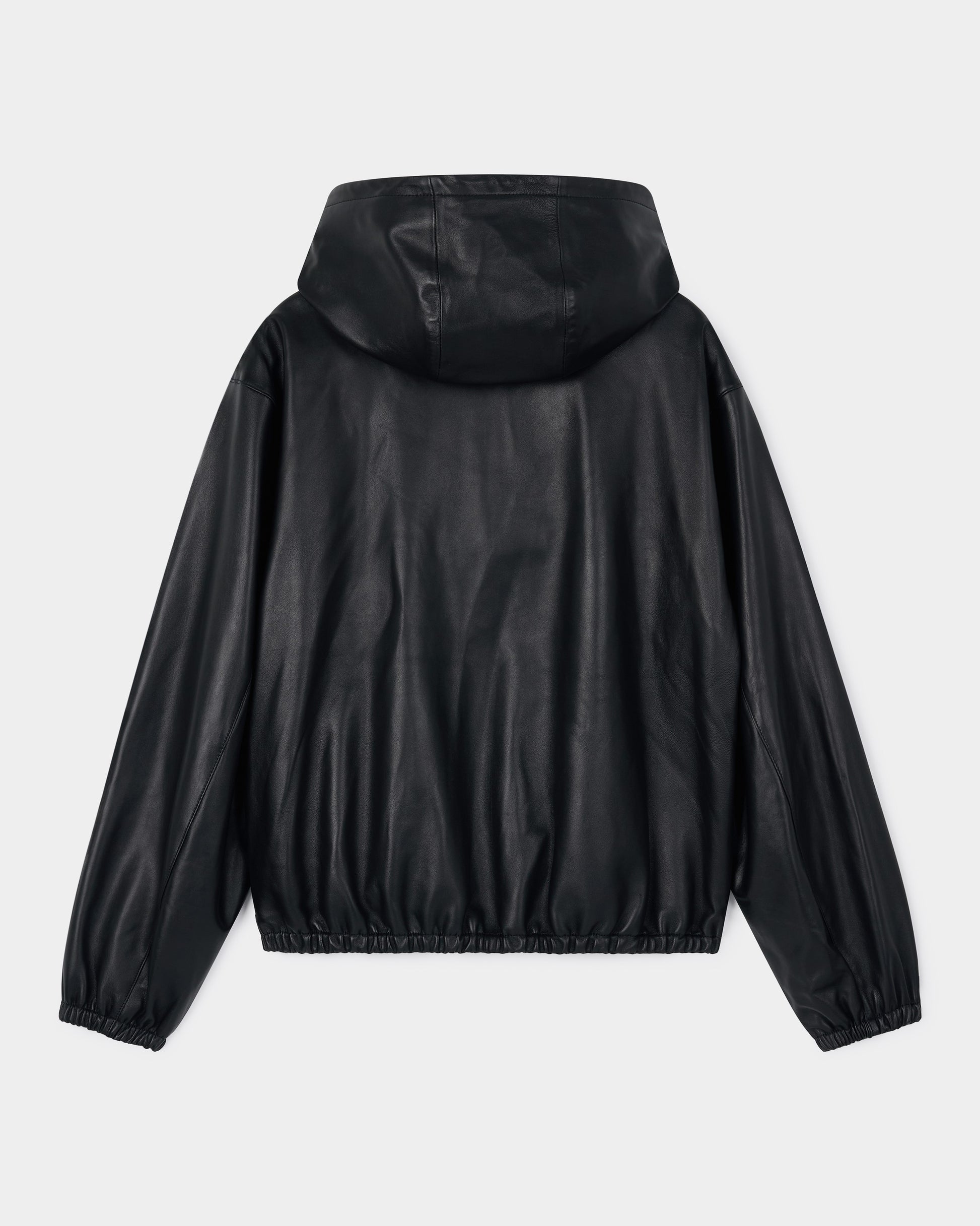 Leather Hoodie Standard (Zip)