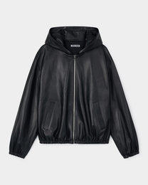 Leather Hoodie Standard (Zip)