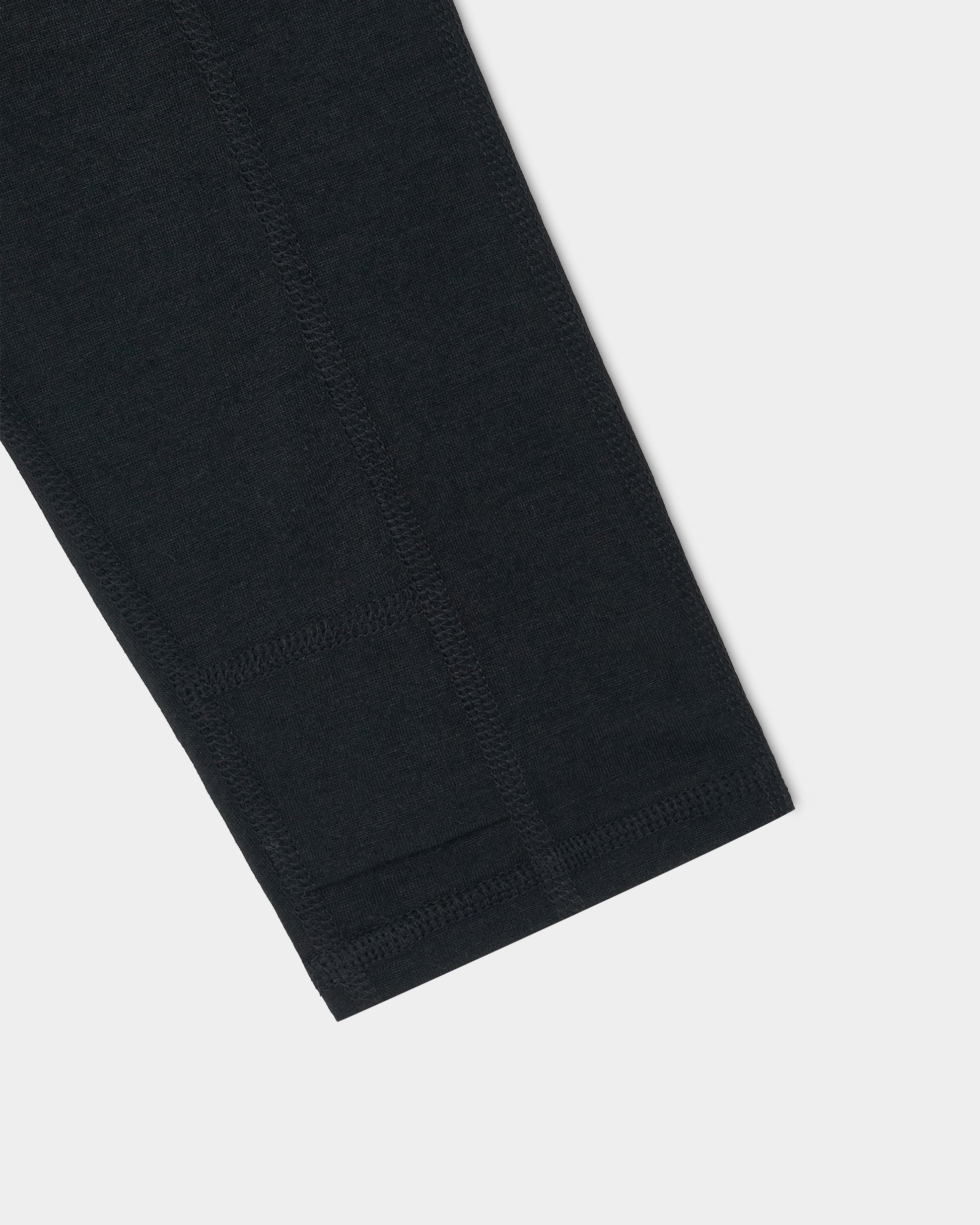 Merino Wool Flatseamer Long Sleeve Black