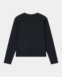 Merino Wool Flatseamer Long Sleeve Black