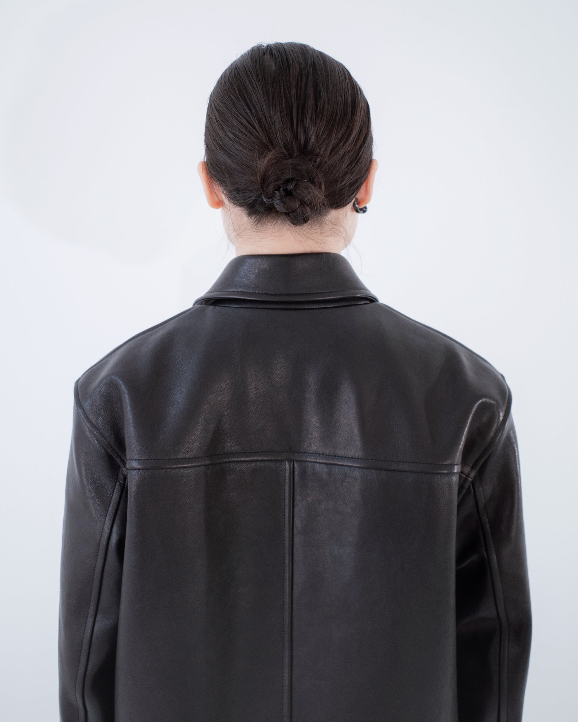 Leather Car Coat