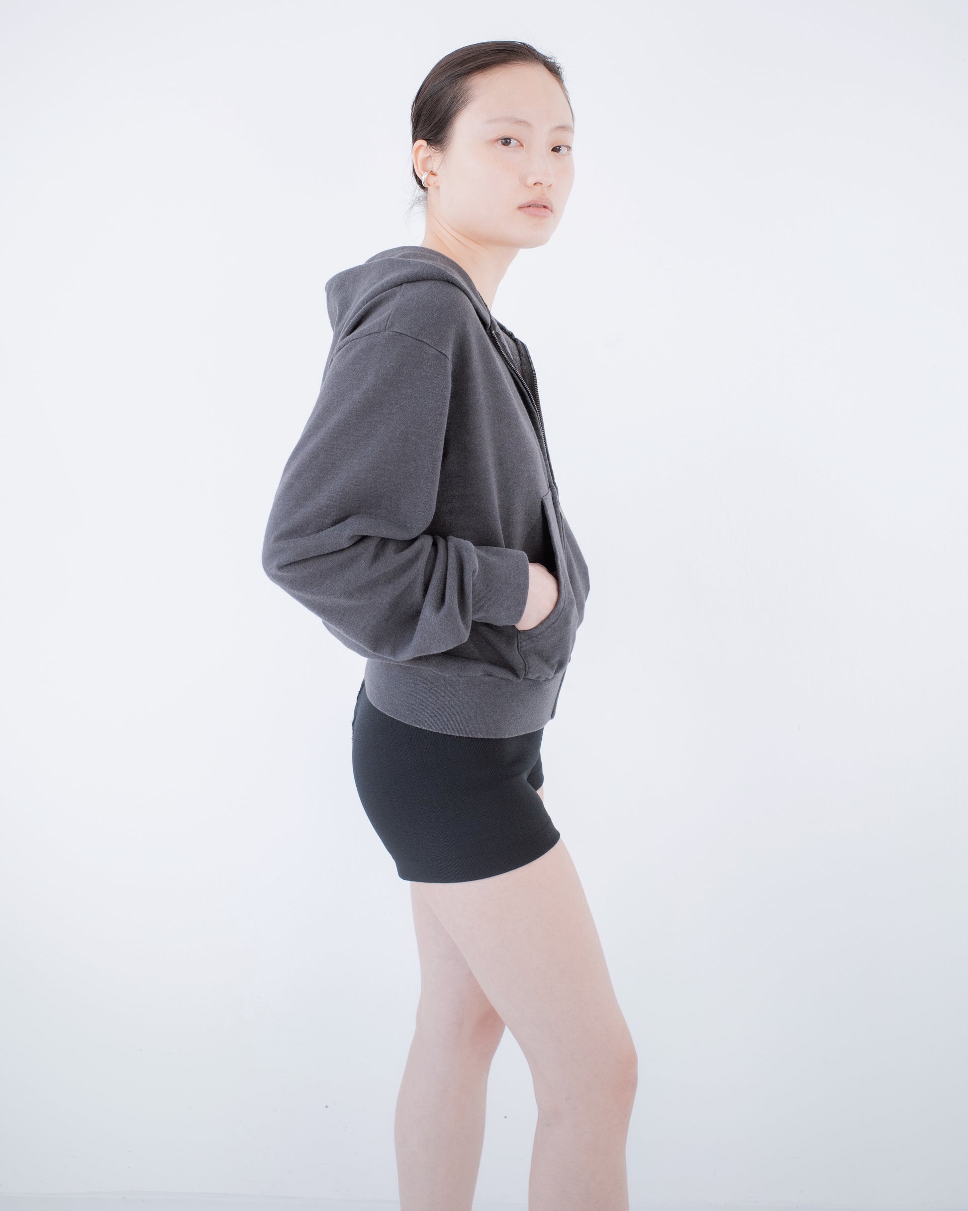 90s Cotton Hoodie Zip-Up