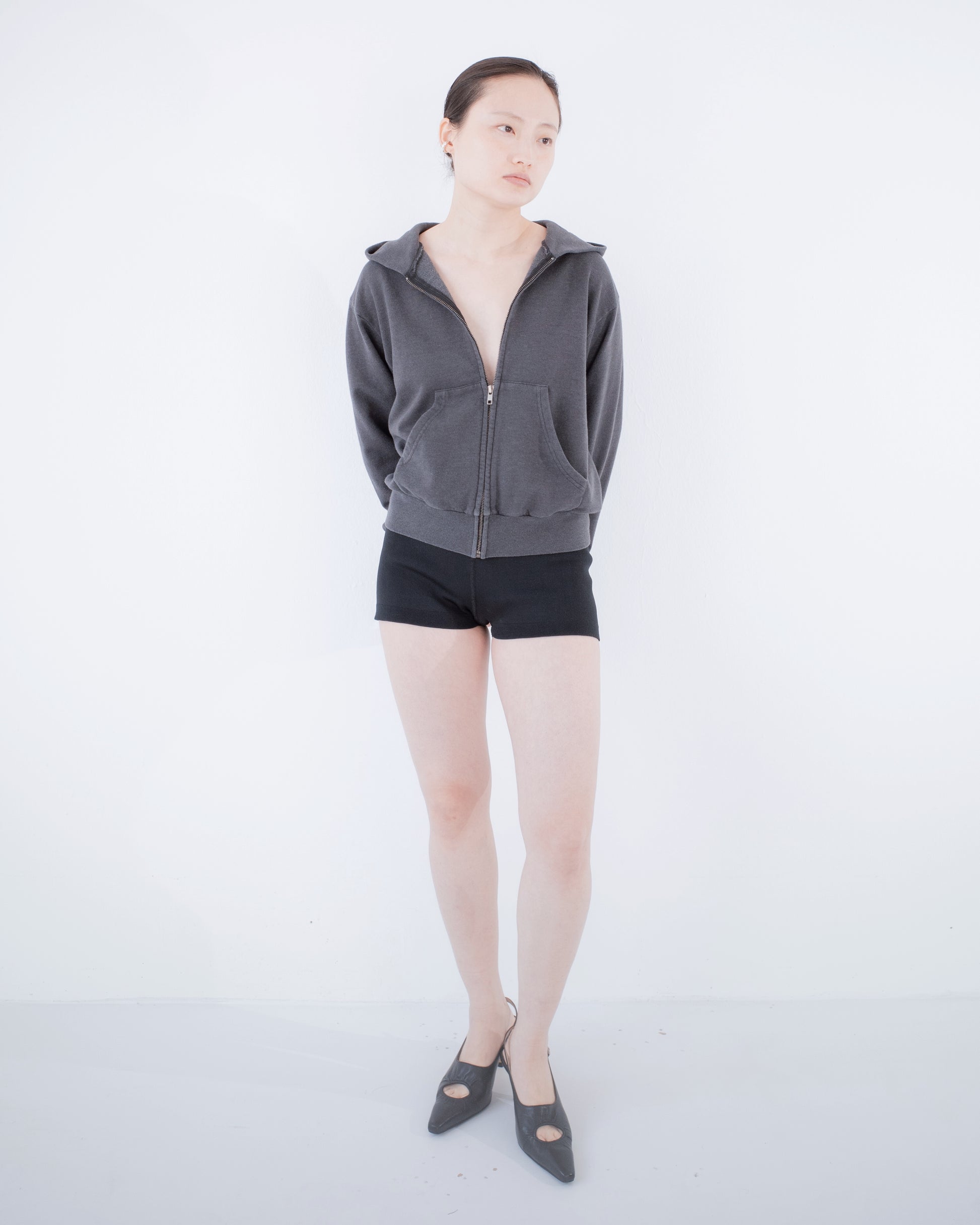 90s Cotton Hoodie Zip-Up