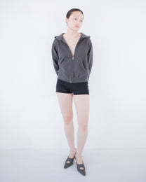 90s Cotton Hoodie Zip-Up