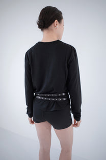 Merino Wool Long-Sleeve Knit Tee