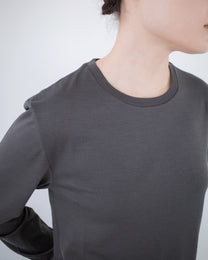 Merino Wool Long-Sleeve Knit Tee