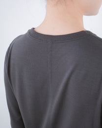 Merino Wool Long-Sleeve Knit Tee
