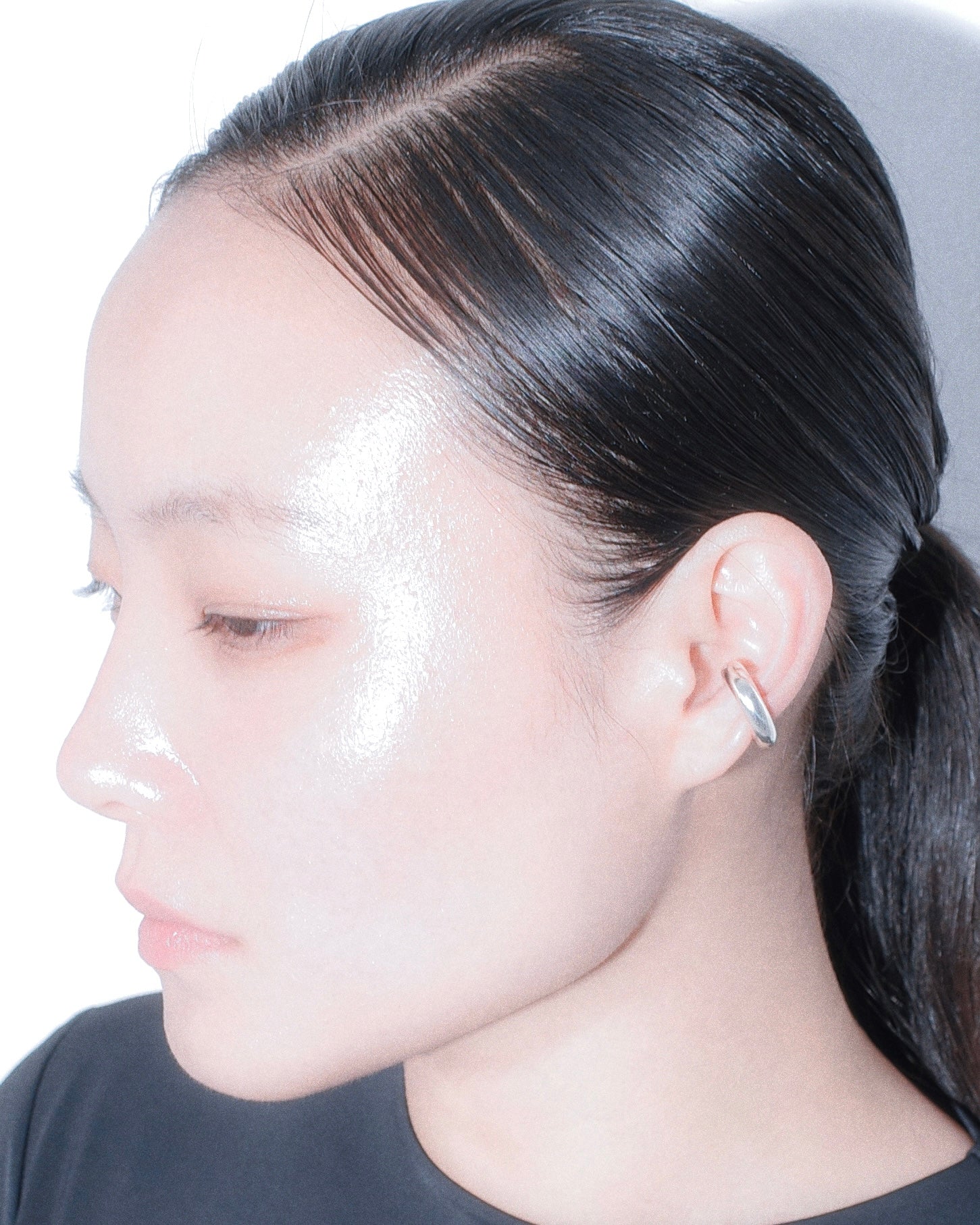 Silver Solid Ear Cuff