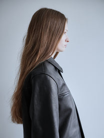 Leather Car Coat