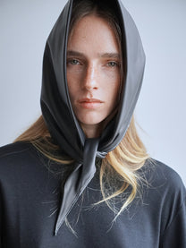 Triangle Leather Scarf