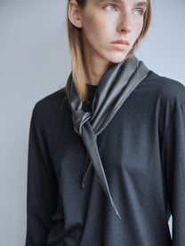 Triangle Leather Scarf