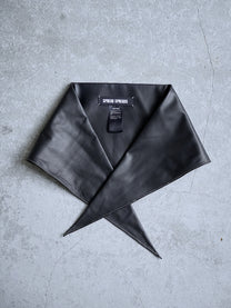 Triangle Leather Scarf