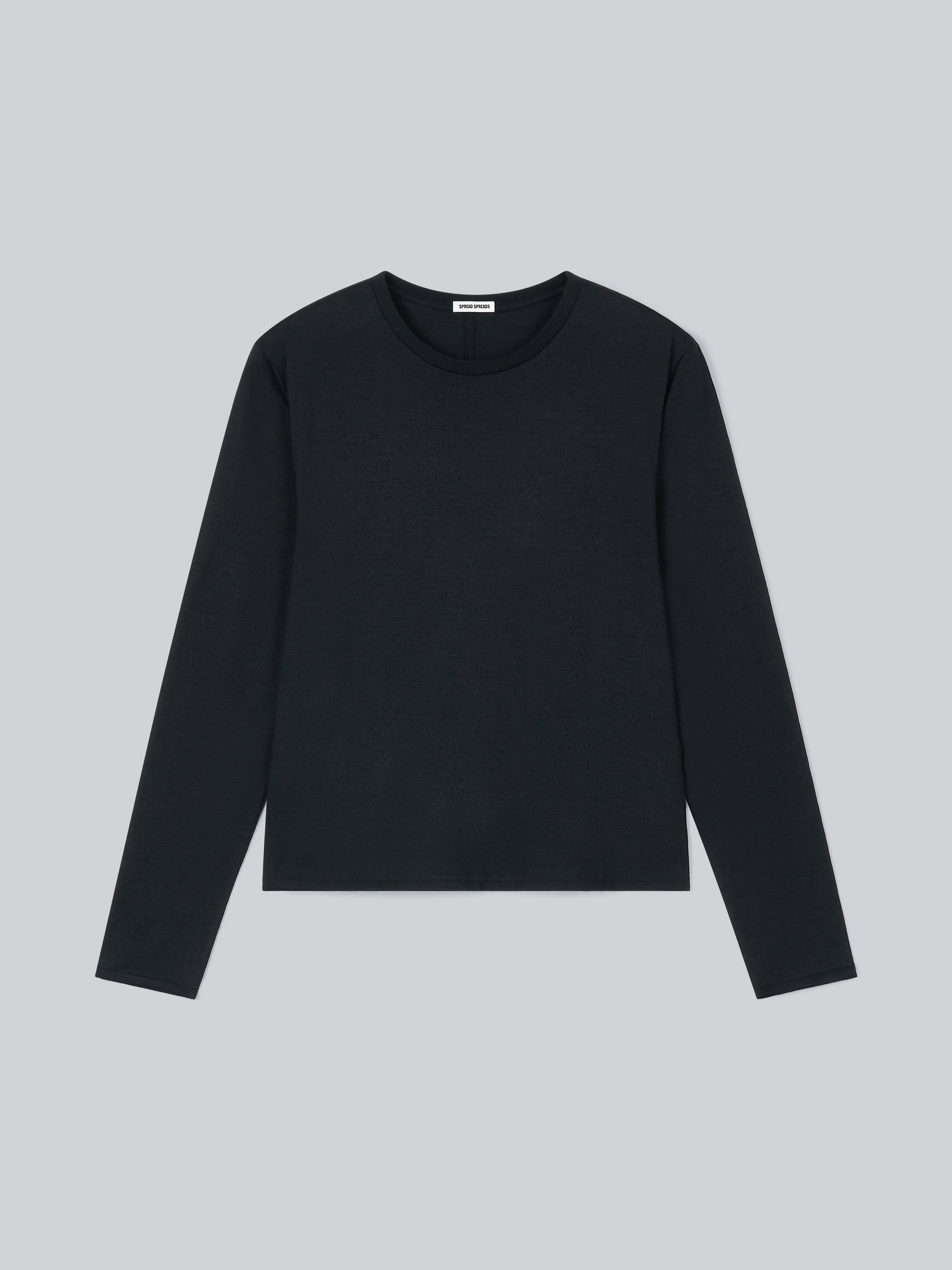 Merino Wool Long-Sleeve Knit Tee