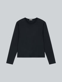 Merino Wool Long-Sleeve Knit Tee