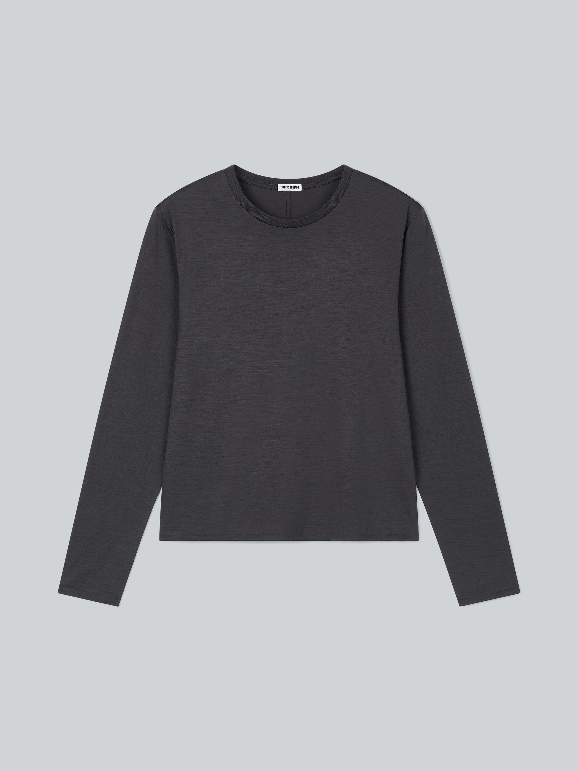 Merino Wool Long-Sleeve Knit Tee