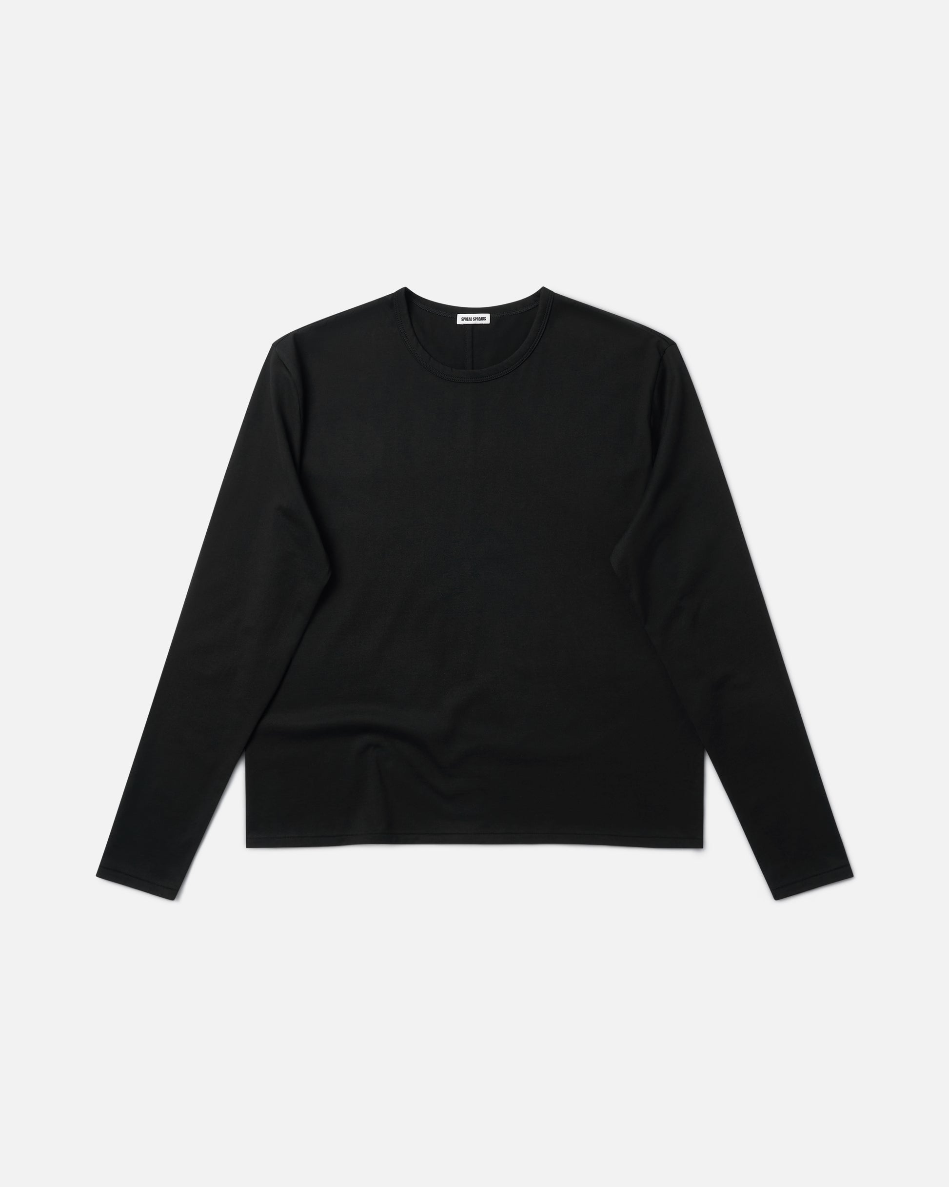 Suvin Cotton Cropped LS Tee