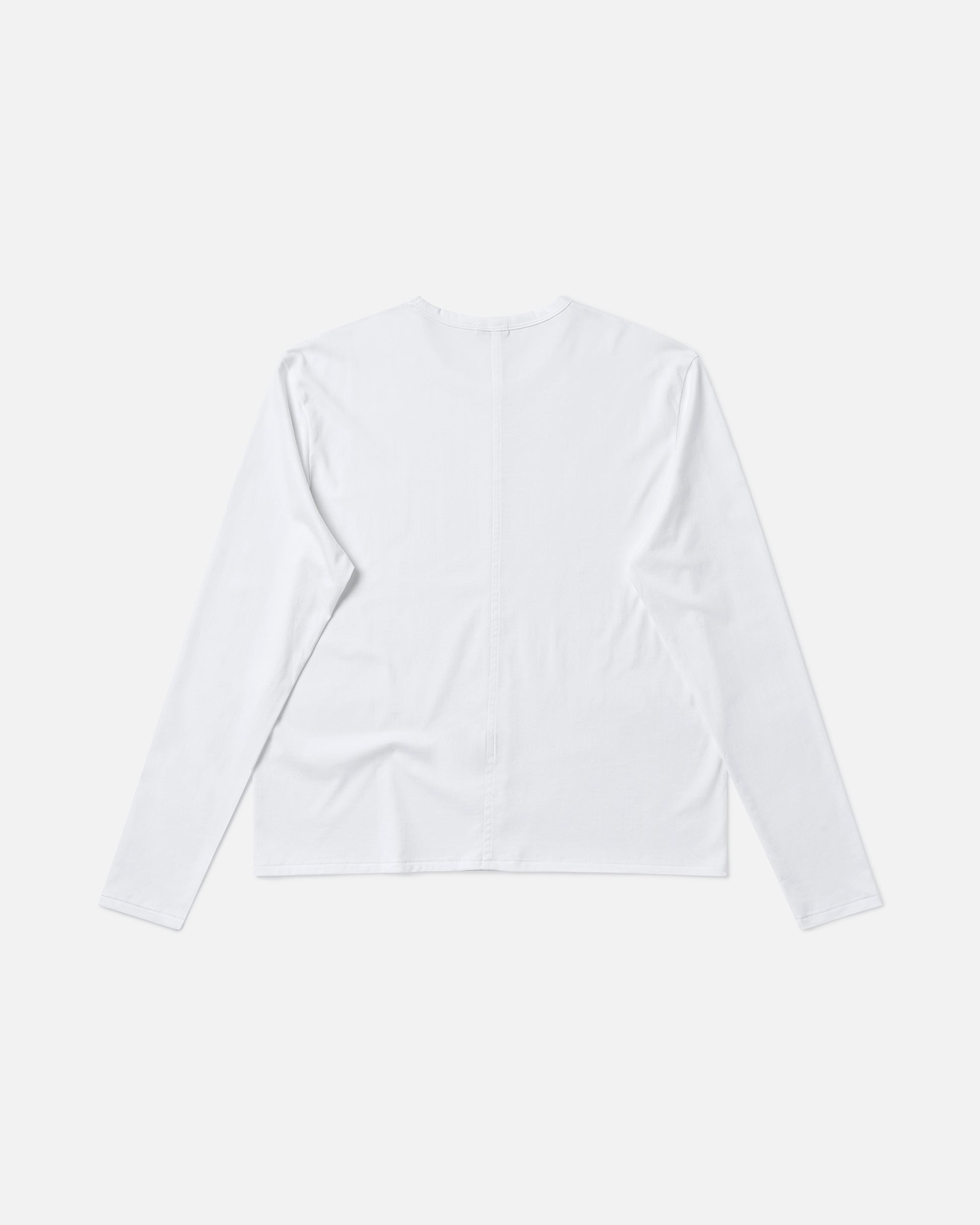 Suvin Cotton Cropped LS Tee