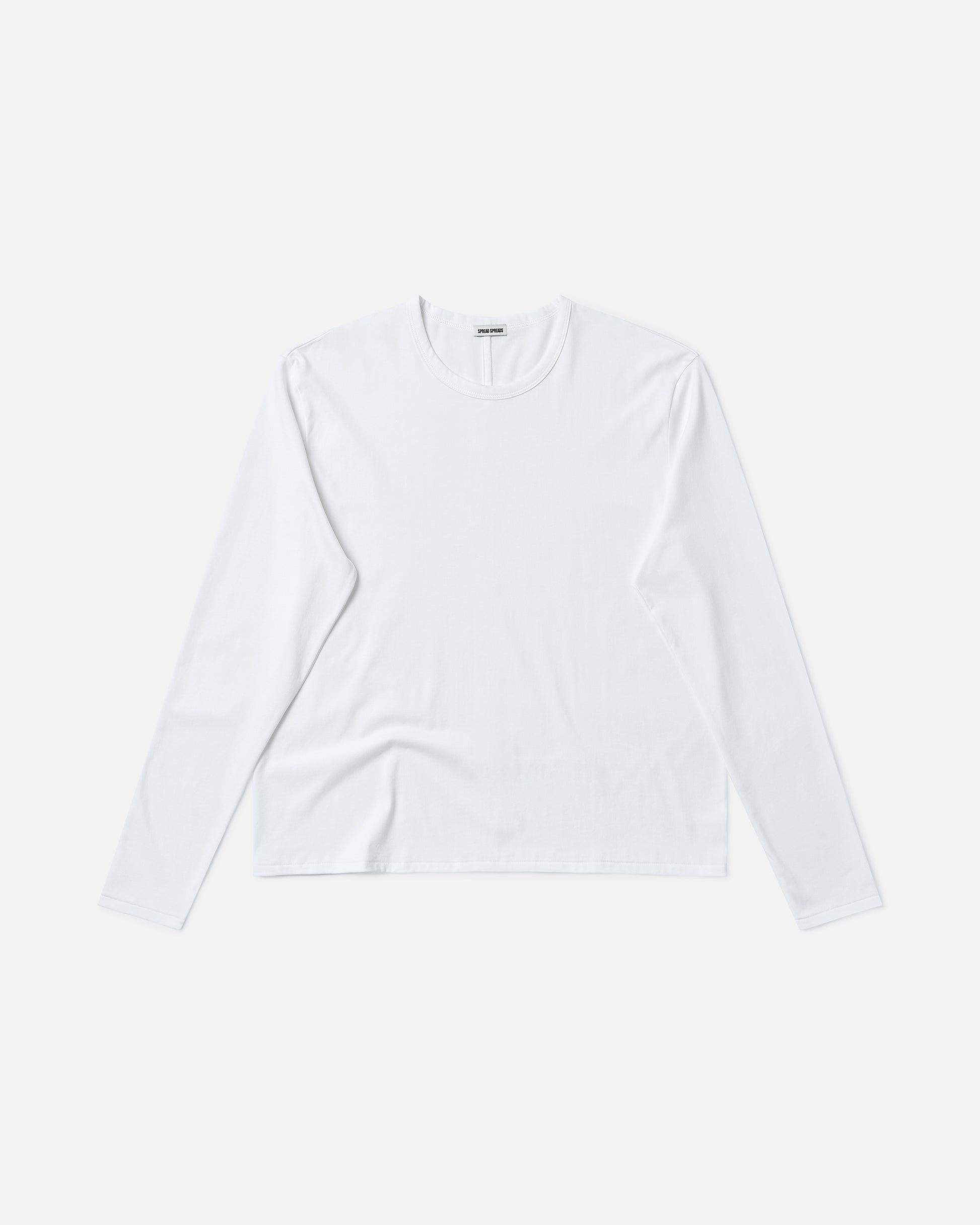 Suvin Cotton Cropped LS Tee