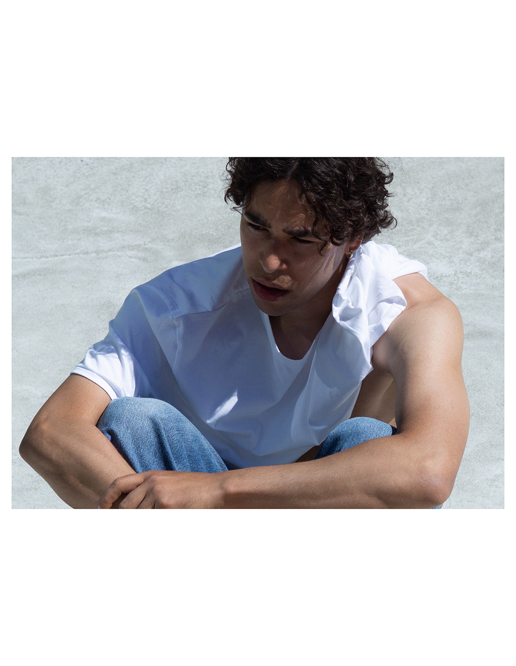 Suvin Cotton Cropped HS Tee