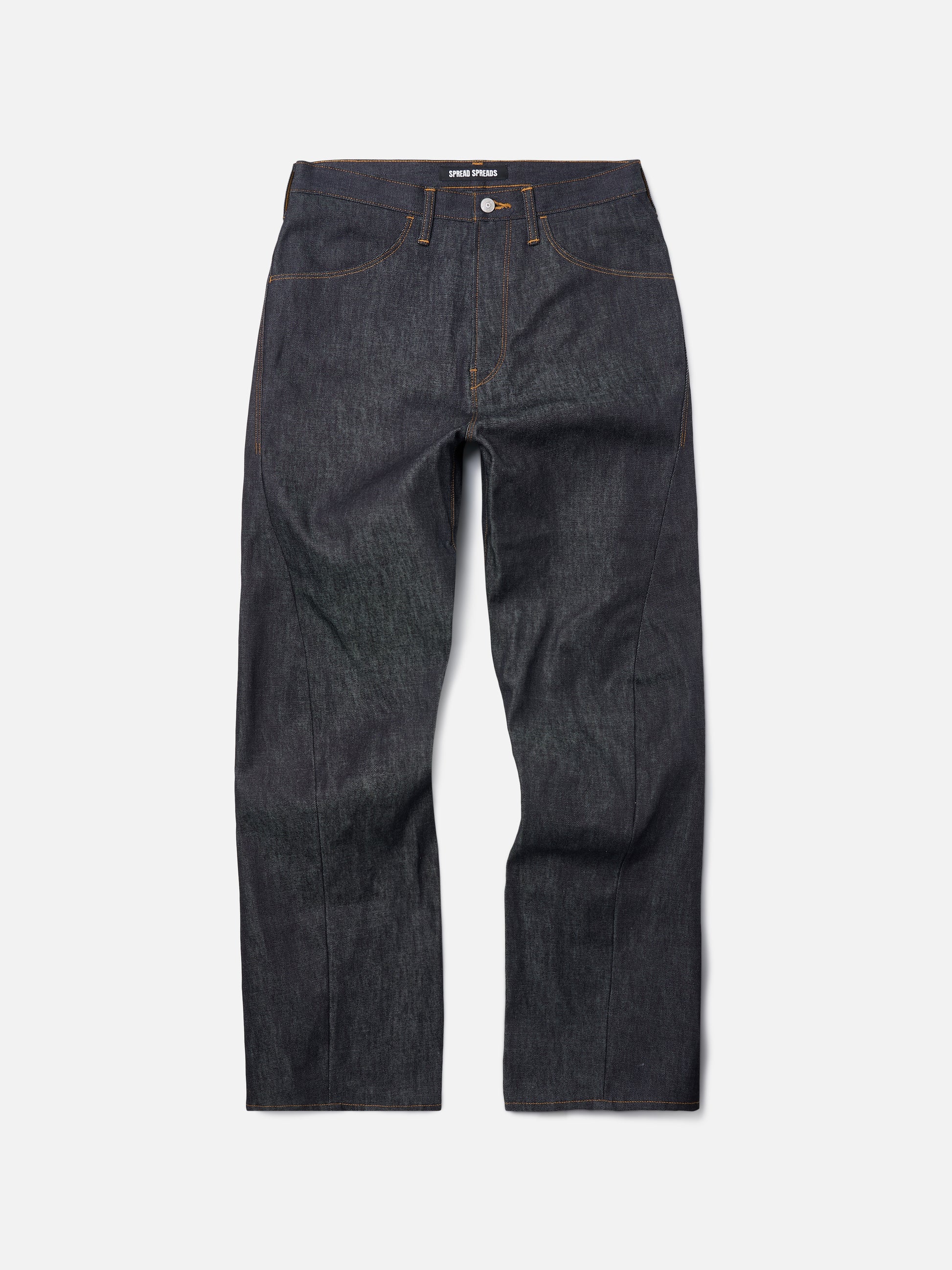 Twisted Seam Raw Jeans