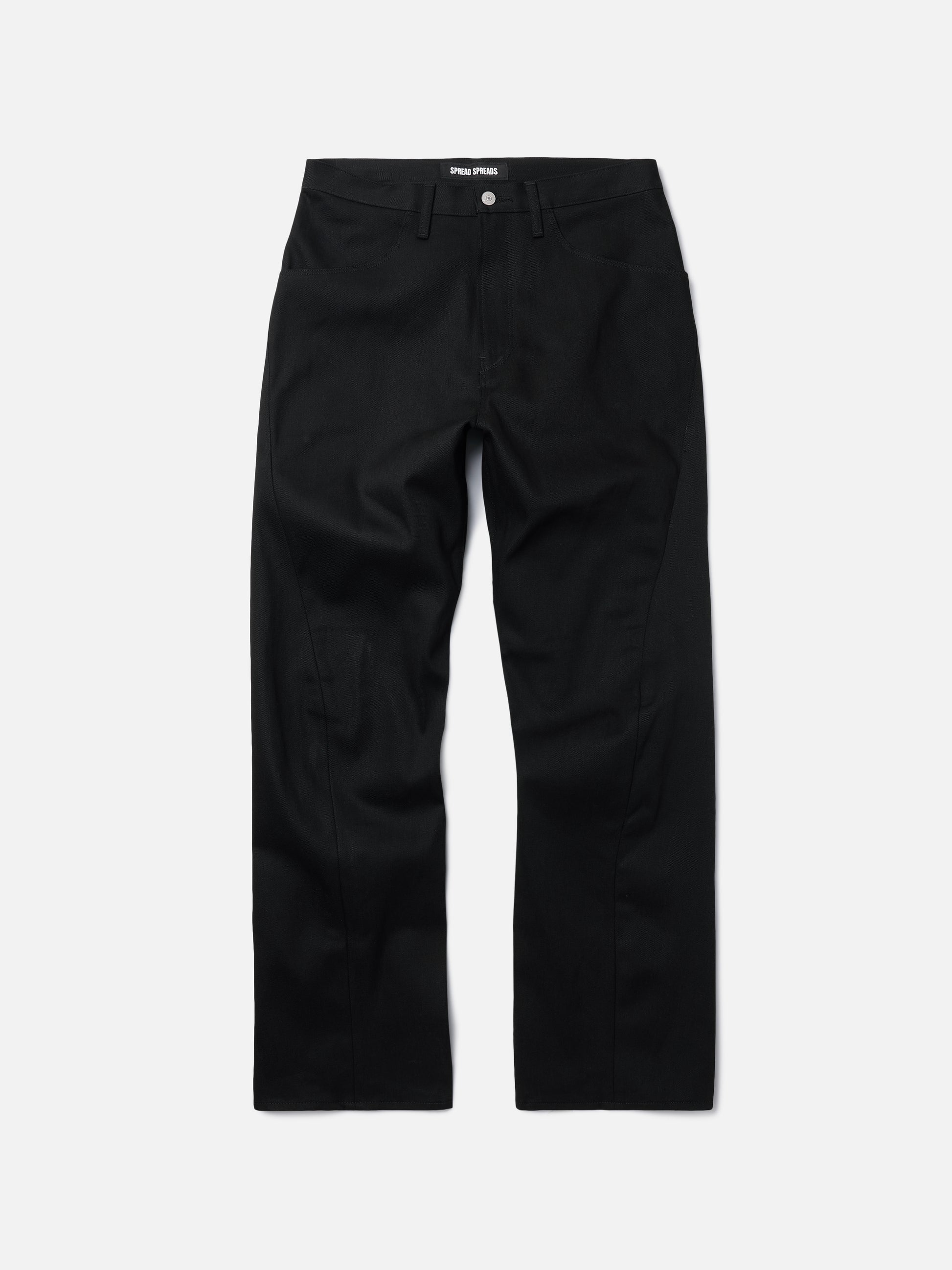 Twisted Seam Black Jeans
